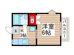 臣司第３ハイツの物件間取画像